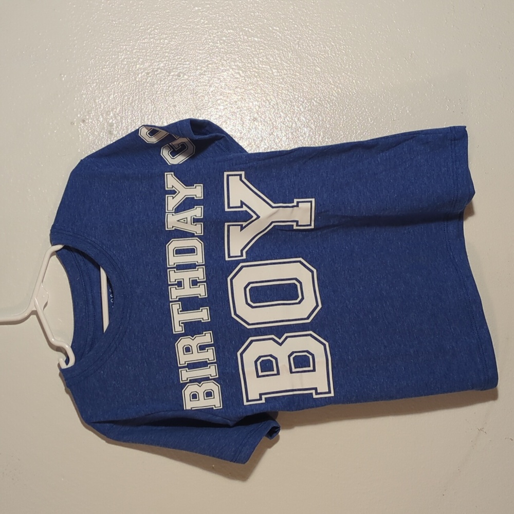 Blue 'Birthday Boy' G.O.A.T. T-Shirt